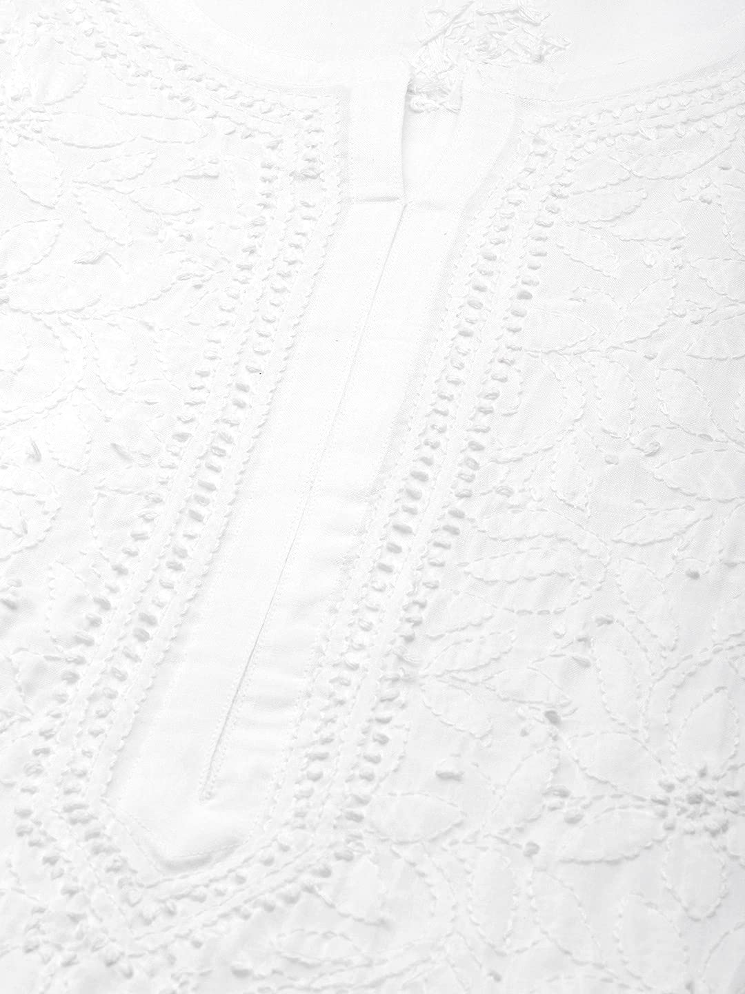 Ada Hand Embroidered Lucknowi Chikankari Cotton Kurta Kurti for Women A411165