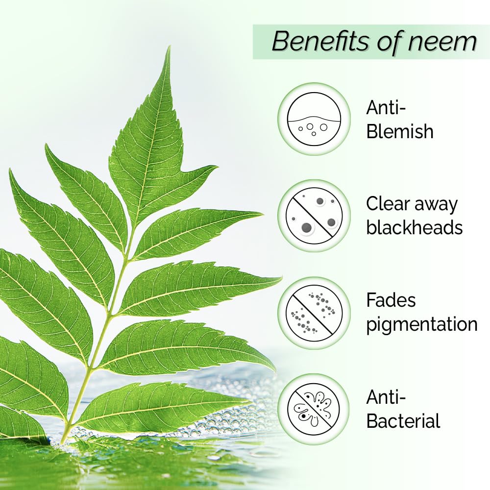 PYOURA Dark Spot Pigmentation Neem Face Toner Mist 100ml, Skin Brightening Natural Face Serum, Toner For Acne Prone, Open Pores Tightening, Glowing Skin, Alcohol Free, For Dry Oily Combination Skin