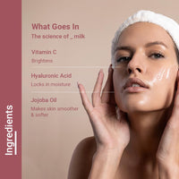 Neude Jelliciously Clean Face Wash 100ml pH 5.5 for Sensitive Skin Gel Face Cleanser with Double Milk Actives Lactobionic Acid & Lactic Acid - Deep Cleansing Brightening & Elasticity Boosting Formula