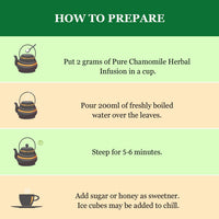 Golden Tips Chamomile Herbal Infusion Tea, Calming & Aromatic Loose Leaf Herbal Tea in Elegant Tin Can, Perfect for Relaxation & Well-Being (75 Gram - 37 Cups)