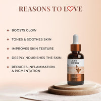 Just Herbs - Kimsukadi Facial Oil | Face Oil for Glowing Skin & Skin Whitening | Suitable for Both Dry & Oily Skin | Face Oil for Acne Prone Skin | Oil for Face Massage | Herbal and Organic Face Oil | 30 ml