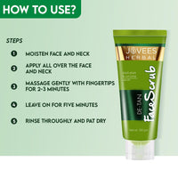 Jovees Herbal De-Tan Scrub With SPF For Brightening & Revitalizing Face Scrub | Remove Dead Skin | Gentle Exfoliation, Smooth and Clear Complexation With Turmeric & Aloe Vera | For All Skin Type- 100g