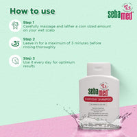 Sebamed Everyday Shampoo |pH 5.5|Soothing for sensitive scalp| Normal to Dry scalp | Dermatologically & clinically tested | 200ml (Pack of 2)