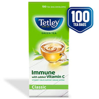 Tetley Green Tea, Refreshing , 100 Tea Bags, 140 Grams
