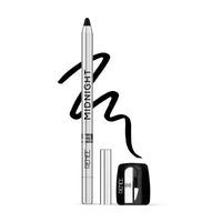 RENEE Midnight Kohl Kajal Pencil | Waterproof, Smudgeproof With Sharpener | 24 Hours Long Stay | Darkest Black | One Swipe Application | Vitamin E, Olive Oil and Castor Oil | Matte Finish |1.5 Gm