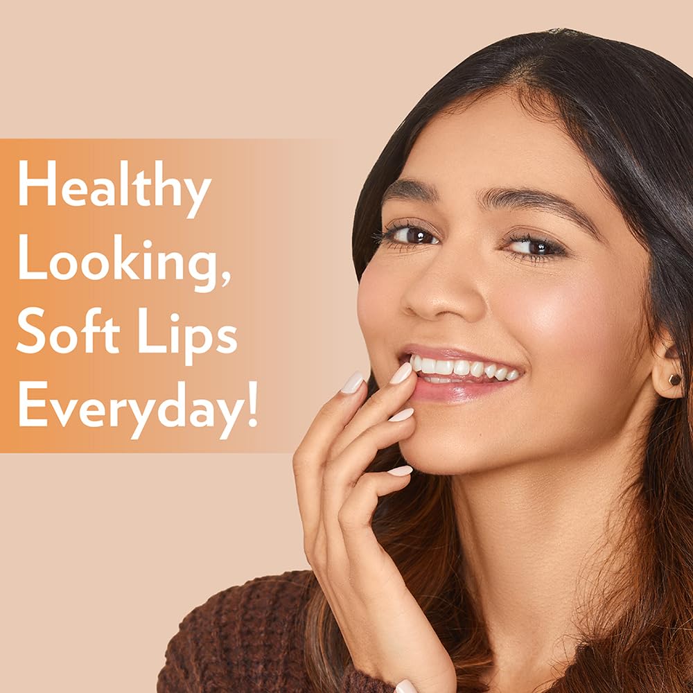 Vaseline Lip Tins Cocoa Butter, 17G|Infused With Cocoa Butter For Hydration & Glossy Shine, Transparent