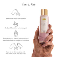 Shankara Deep Cleanse Facial Ubtan with Papaya & Red Sandalwood For Hydrating & Soothing Cleanser - (60g)