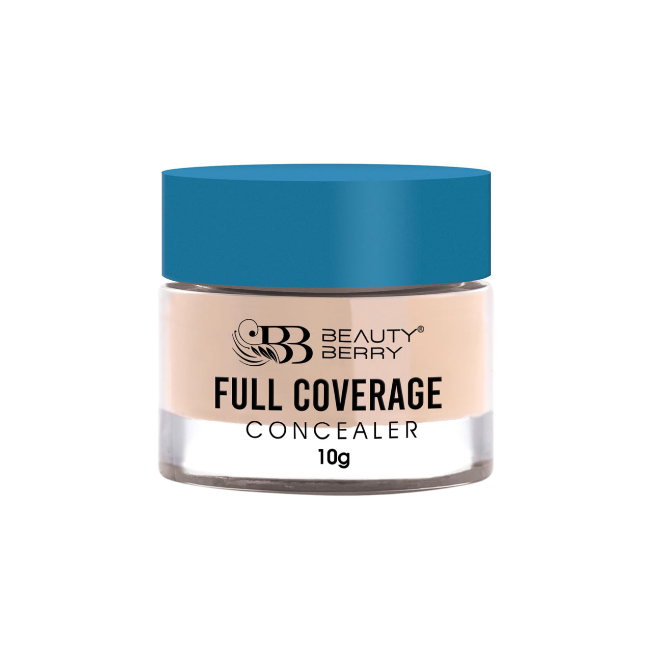 Beauty Berry Full Coverage Concealer, Easy to Blend, Ultra Lightweight & Long Lasting Concealer | Creamy Texture, Highly Pigmented, Waterproof Concealer for Face Makeup (MEDIUM BEIGE-03, 1)