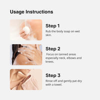 Cureskin Radiance Body Soap | For Pigmentation & Sun Damage with Alpha Arbutin, Kojic Acid and Ucuba Butter | Kojic Soap for Men & Women | Kojic Acid Soap for Skin Whitening | Soap Tan Removal, 75 g (Pack of 2)