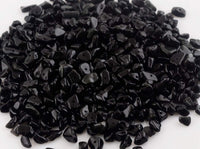 Natural Chip Stone Beads Black Obsidian Onyx 5-8mm About 400pieces Irregular Gemstones Healing Crystal Loose Bead Hole Drilled DIY for Bracelet Jewelry Making Crafting (5-8mm, Black Obsidian Onyx)
