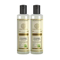 KHADI NATURAL Cucumber and Aloevera Cleansing Milk | Make up Remover | with Shea/Kokum Butter | For All Skin Types |Pack of 2 | (210 * 2) (420 ml)