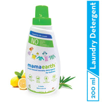 Mamaearth Easy Tummy Roll On for Digestion & Colic Relief with Hing & Fennel 40Ml & Mamaearth's Plant Based Baby Laundry Liquid Detergent, with Bio-Enzymes and Neem Extracts, 200ml