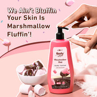 Plum BodyLovin' Marshmallow Melt Body Lotion, Shea Butter & Vitamin B5 For Deep Moisturization, Non-Greasy, Soft & Glowing Skin, For Dry to Very Dry Skin, Cozy Cocoa Marshmallow Fragrance (400 ml)