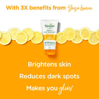 Simple Protect N Glow Vitamin C Glow Facial Wash 100ml | 100% Soap-Free Facewash | Bright & radiant skin| For dull & tired skin