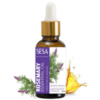 Sesa Rosemary Essential Oil For Hair Growth Nourishes Skin Hair Fall Control Oil For Women and Men 100% Pure & Natural Rosemary Oil, 30 ml