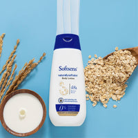Softsens Naturally Soft Skin Body Lotion With Hydrating Milk Creme & Oats Extract | 48H Moisturization | Parabens, Sulfates, SLS, SLES Free 200ml