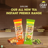 Tata Tea Gold All-in-1 Instant Premix Masala Tea, 14g Per Serve, Quick & Easy To Make Masala Chai, 10 Sachets