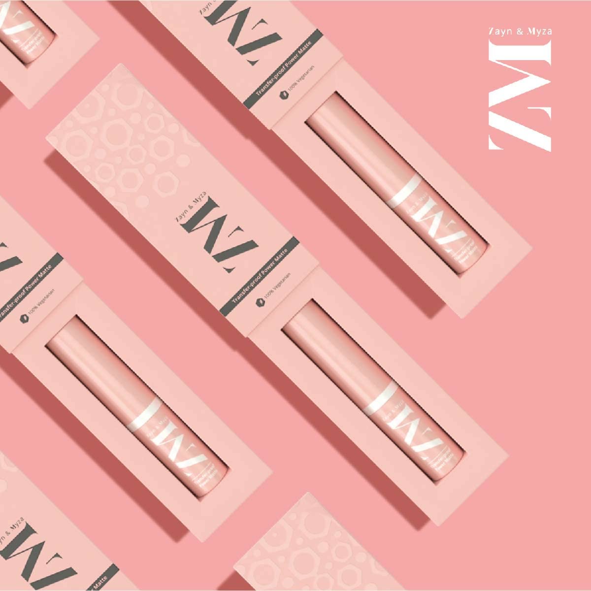 ZM Transfer-Proof Power Matte Bullet Lipstick, Vegan, 3.2 g (Mysterious Plum)