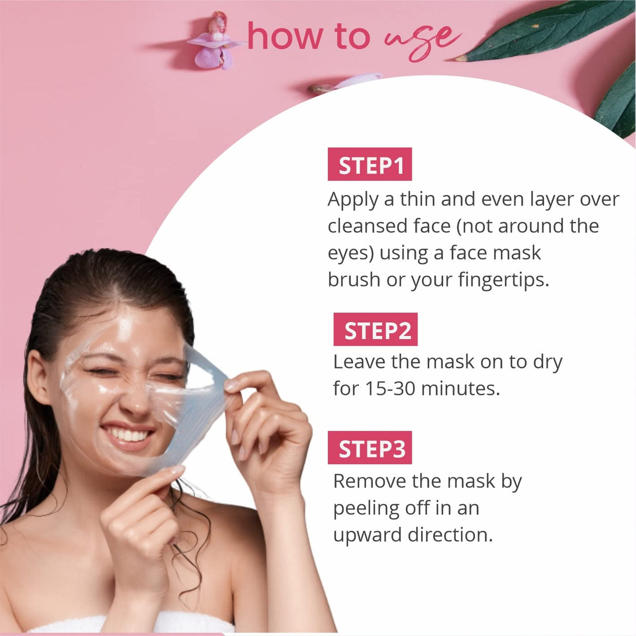 Globus Naturals Glycolic & 1% Salicylic Acid Peel Off Mask & Facial Kit Combo, Anti Acne & Oil Control Formula, For Normal to Oily Skin