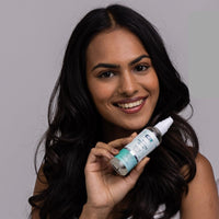 DHI Smoothing Hair Serum For Dry & Frizzy Hair | Moisturises & Hydrates Hair | Smoothness Hair Texture | Enriched with Sweet Almond Oil, Saw Palmetto, Argan Oil & Jojoba Oil | Antioxidant Properties | For Men & Women | Sulphate & Paraben Free | 100 ml