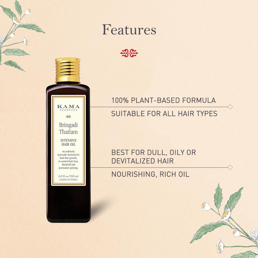 Kama Ayurveda Bringadi Intensive Hair Treatment, 100ml clear