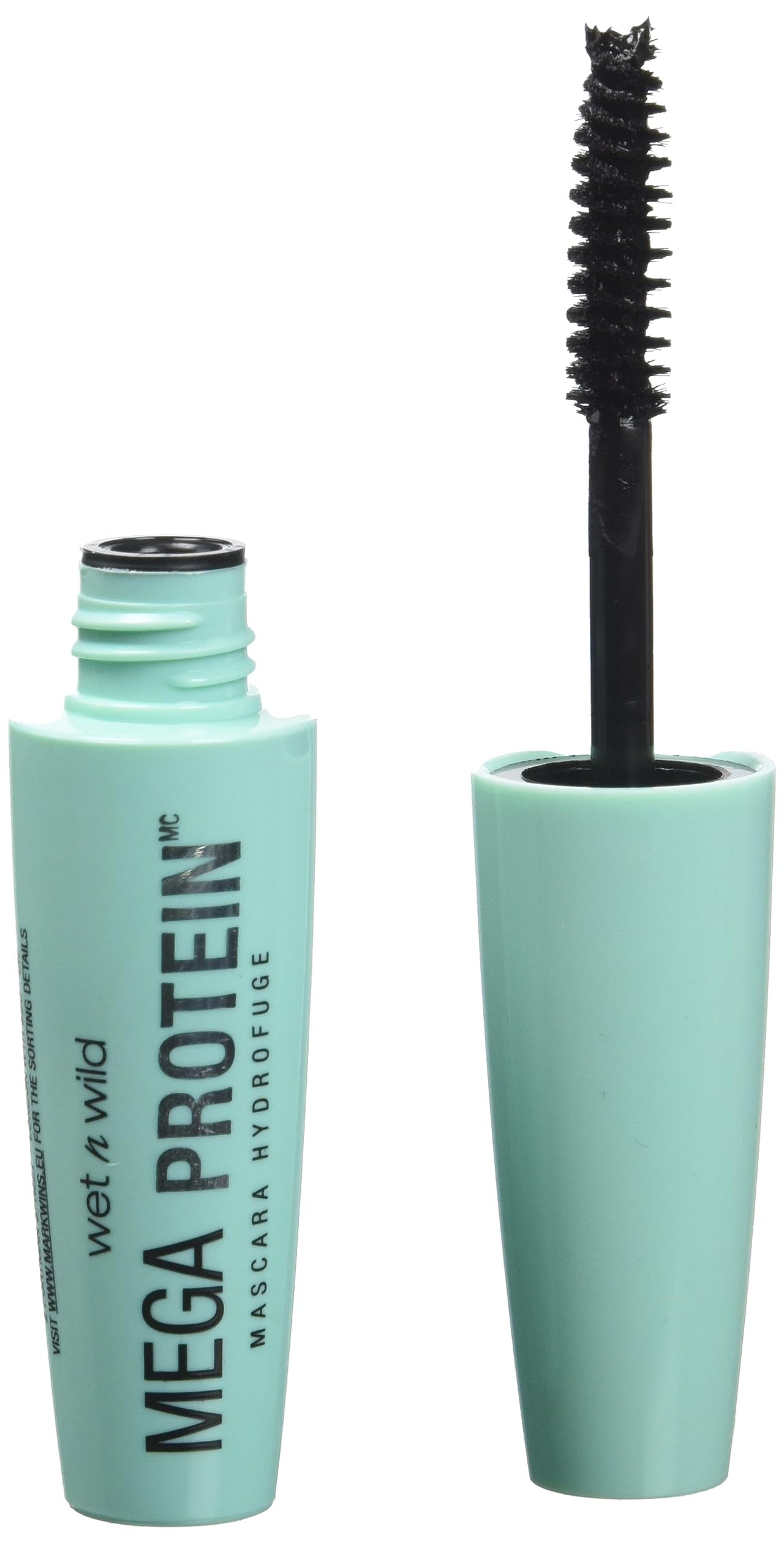 wet n wild Mega Protein Waterproof Mascara - Very Black, Black, 6 ml