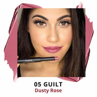 FLiCKA Shimmery Affair Lip Gloss 6 Gin Baby Pink 5ml High Drama Creamy Matte Lipstick| Nontransfer HD Lipstick, Waterproof, Hydrating, Moisturizing, Upto 16Hrs, 05 Guilt, 3.2