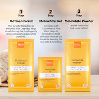 VLCC Salon Series Anti Tan Facial Kit ( 6 Facials ) - 300g - At Home Anti-Tan Facial Kit | Fights Sun Tan, Uneven Skin Tone | Refines and Brightens Skin Tone For Glowing Complexion