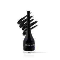 Jersy Girl by Fashion Colour Kajal and Eyeliner With Brush|24 Hours Long Lasting and Smudge Proof | Waterproof | Intense Colour | 2 in 1 Kajal and Eyeliner Combo | Lasting Drama Gel Eyeliner | 3.8g (Black)