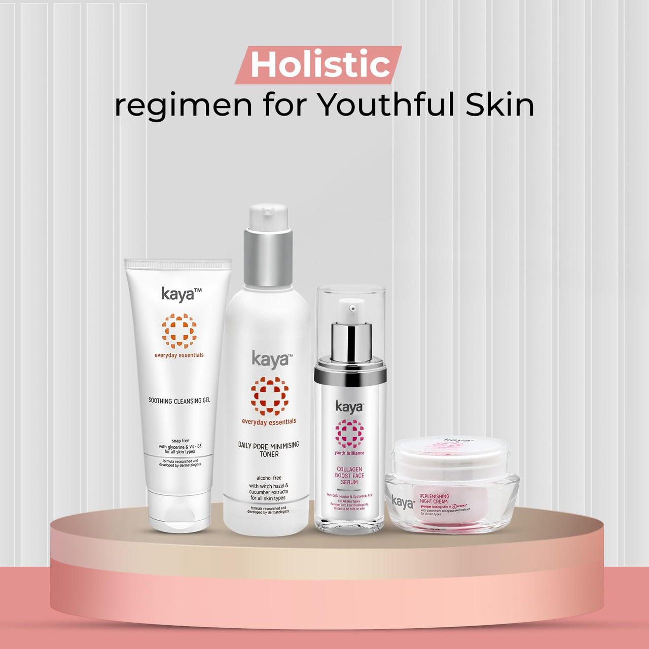 Kaya Clinic Replenishing Night Cream, 50g Anti-Ageing Night Cream, Reduce Signs of Ageing, Fine Lines & Wrinkles with Niacinamide for Bright & Glowing Skin for All Skin Types