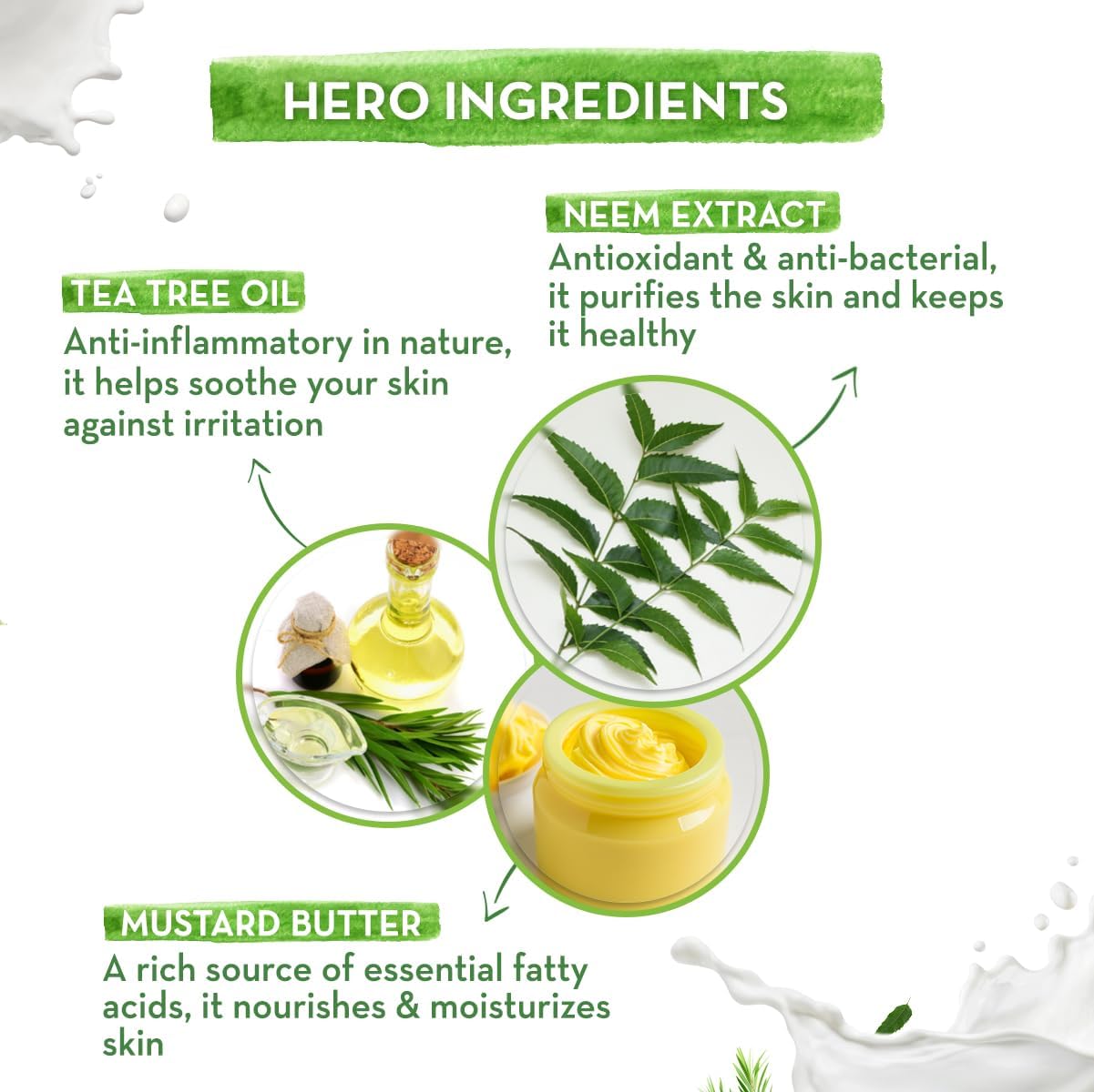 Mamaearth Neem Moisturizing Lotion Soap with Neem & Tea Tree for Skin Purification (Value Pack Of 8)-125 gX8 Units For Skin Protection|Soothes Inflammation|Deeply Cleanses|76% TFM Grade 1 Soap