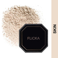 FLiCKA Dust if Off Loose Powder For Face Makeup| Weightless Loose Powder With Smooth & Matte Finish| Suitable For All Skin Types| 03 Skin, 7g