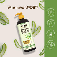 WOW Skin Science Aloe Vera Body Lotion for Ultra Light Hydration - All Skin Type - 400ml