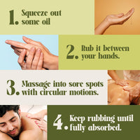 Hampa Hemp Muscle Pain Relief Oil 100ml | Lasting Relief from Back, Shoulder, Neck, Leg, Lumbar, Ortho and other Muscular Pains, Stiffness and Spasms | Ayurvedic with Vijaya Leaf Extract, Arnica, Ashwagandha | 100% Natural and Skin Friendly