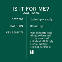 Biolage Scalp Sync Anti-Dandruff 3-Step Combo (Exfoliate 200ml+Shampoo 200ml+ Conditioner100ml), Soothed and Hydrated Scalp for up to 72 hours*, Enriched with Fermented Tea & Glycolic Acid