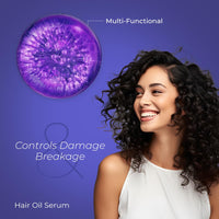 Trichup Pro Damage Repair Hair Oil Serum for Dry & Frizzy Hair 100 ml, Instant Smoothing, Control Breakage, Damage Protection, Reduce Split Ends & Scalp Irritation, Reduce Dryness, Nourishment, Unisex