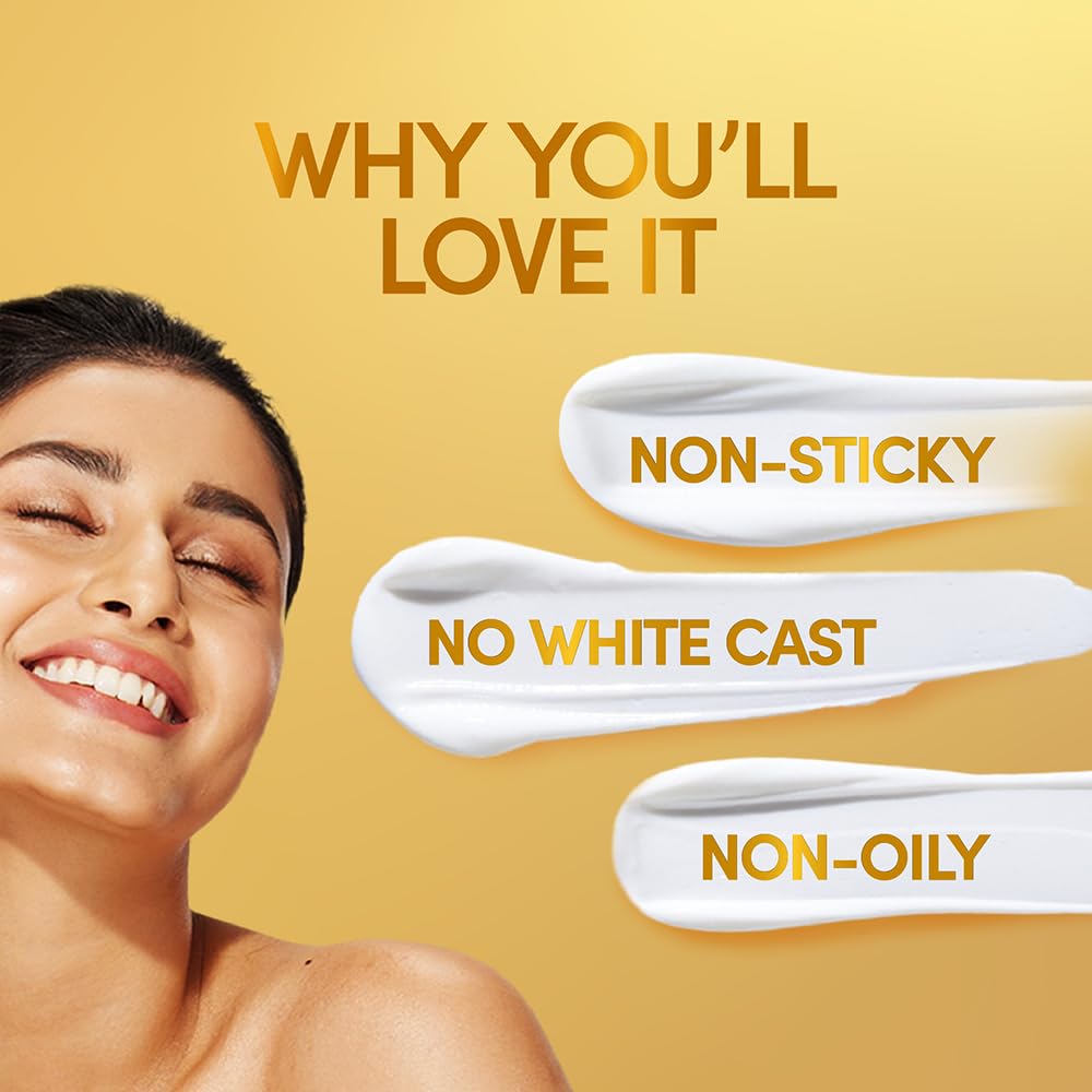 POND's Sun Miracle Spf 50 Pa+++ Lightweight For All Skin Sunscreen Body Lotion, Protects From Uva/Uvb Rays, 1% Active Niacinamide, No White Cast-90Ml, 1 Count