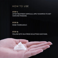 TRESemme Silk Press Smoothing Shampoo 375ml | Sulfate-Free Shampoo | Salon-Like Straight Hair