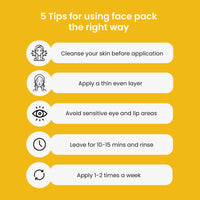 Karrot Natural Skincare Ubtan Face Pack, Enhances Glow and Brightness, Increases Softness and Removes Tan, Made with Kastoori Haldi, Sandalwood, Rosewater, For Women and Men, All Skin Types, 100gms
