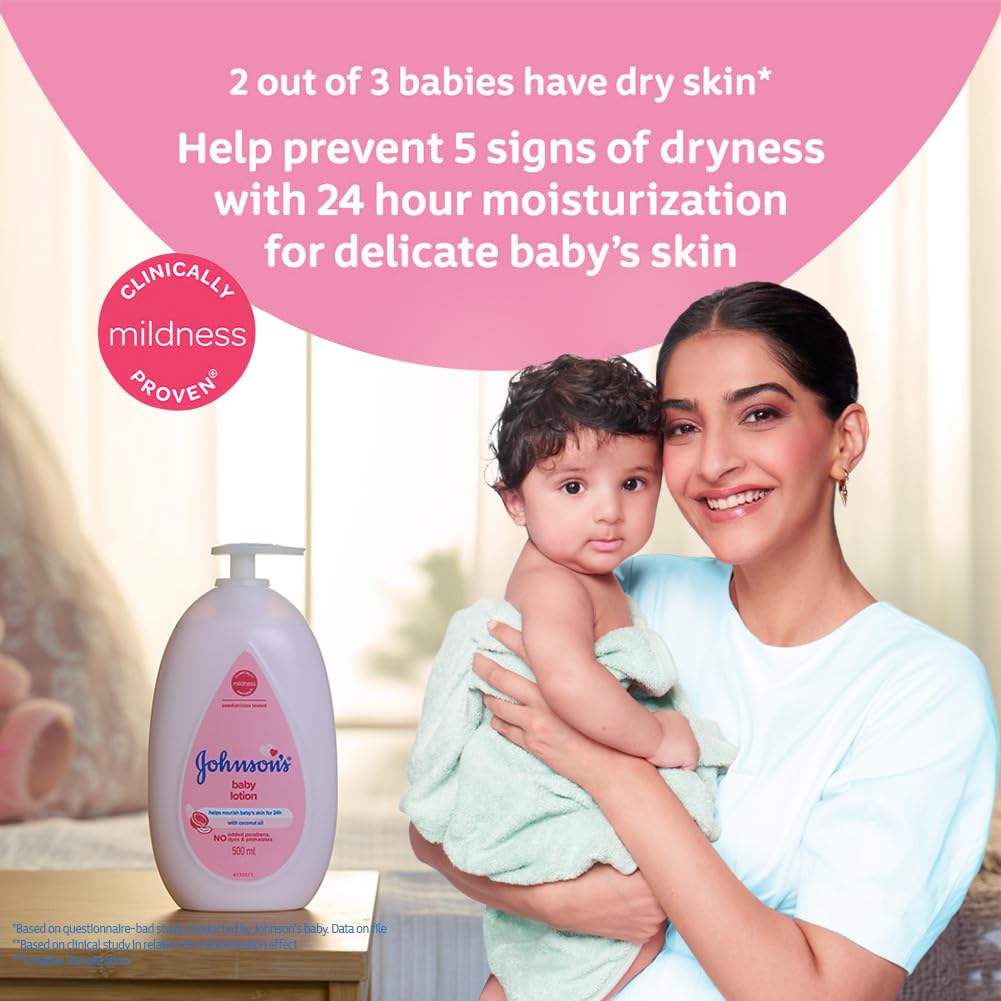Johnson's Baby Lotion For New Born, 500ml