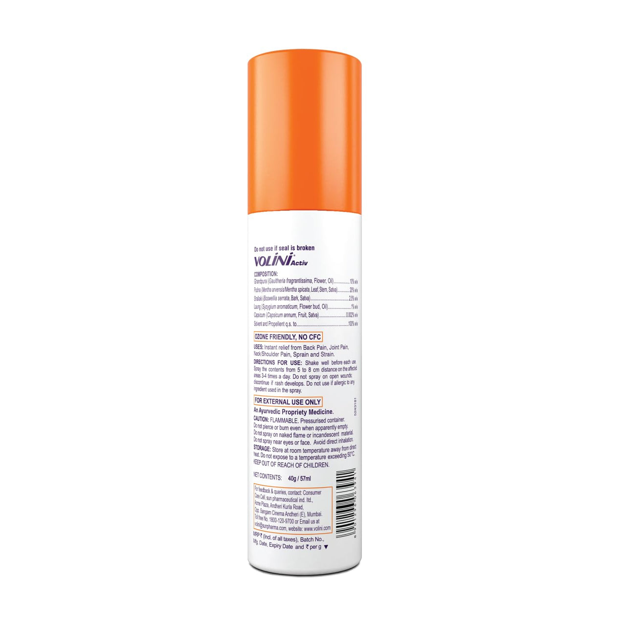 Volini Activ Spray 40 Gm