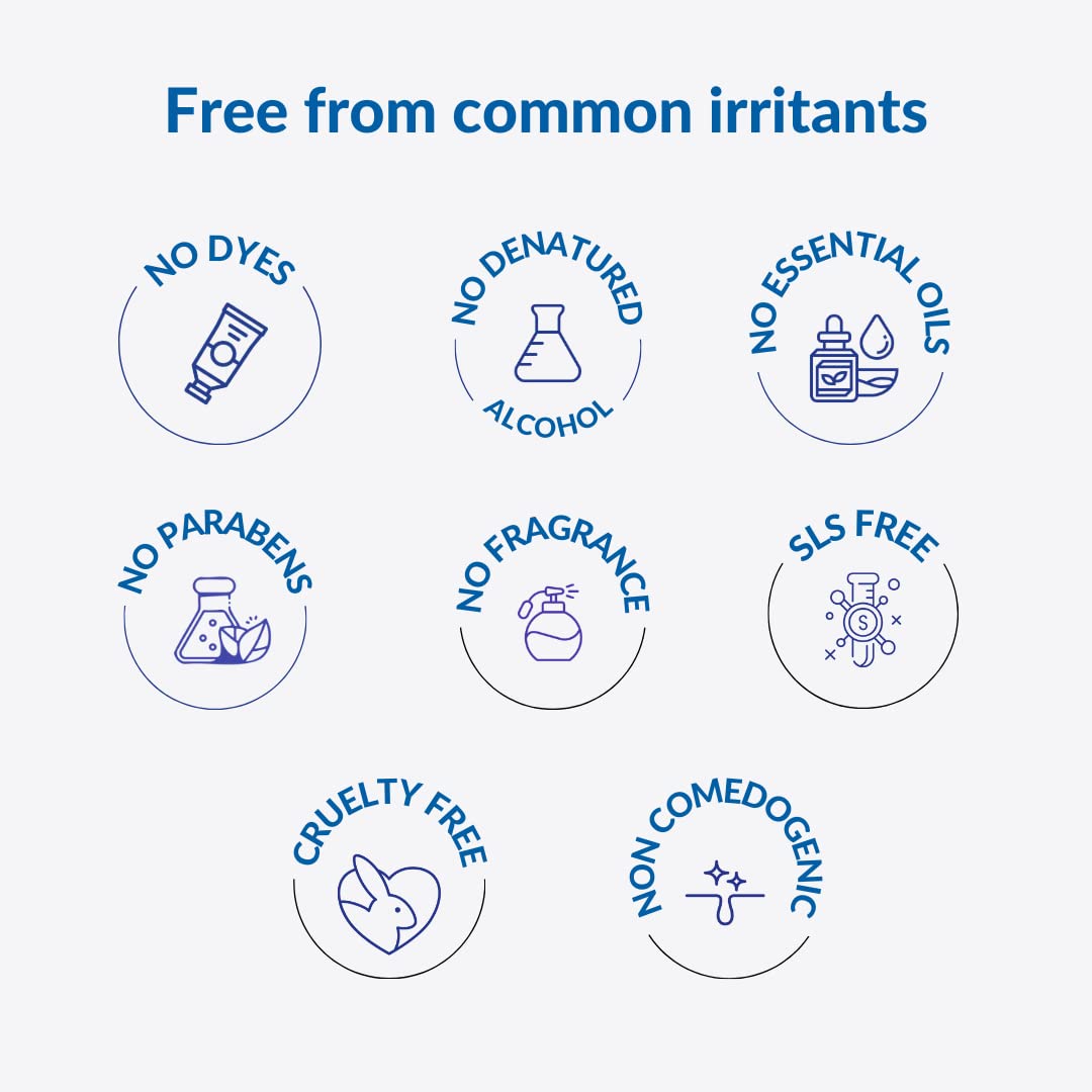 Cerulean Moisturiser for Dry Skin | Glycerin & Hyaluronic for Intense Moisturizing and Skin Strengthening | 100gm | Non-Greasy Barrier Repair Cream with Vitamin E | Dermatologist Recommended Moisturising Cream for Women | Paraben & Fragrance-Free | Non-Co