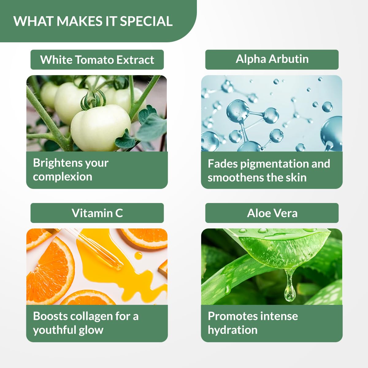 Fixderma TomaGlow Skin Brightening Serum for Face with 4% Niacinamide, 2% Alpha Arbutin, Vitamin C & White Tomato Extract | Reduce Pigmentation & Dark Spots | Brightens the Skin | For Men & Women - 30ML