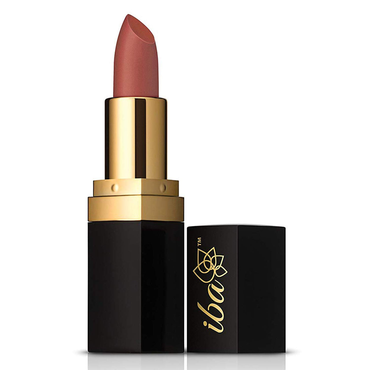 Iba Long Stay Matte Lipstick for Women- M17 Apricot Blush, 4g | Creamy Matte Finish & Smooth Texture| Long-Lasting | Hydrated Lips | Enriched with Vitamin E| Intense Colour & Highly Pigmented | Lip Makeup