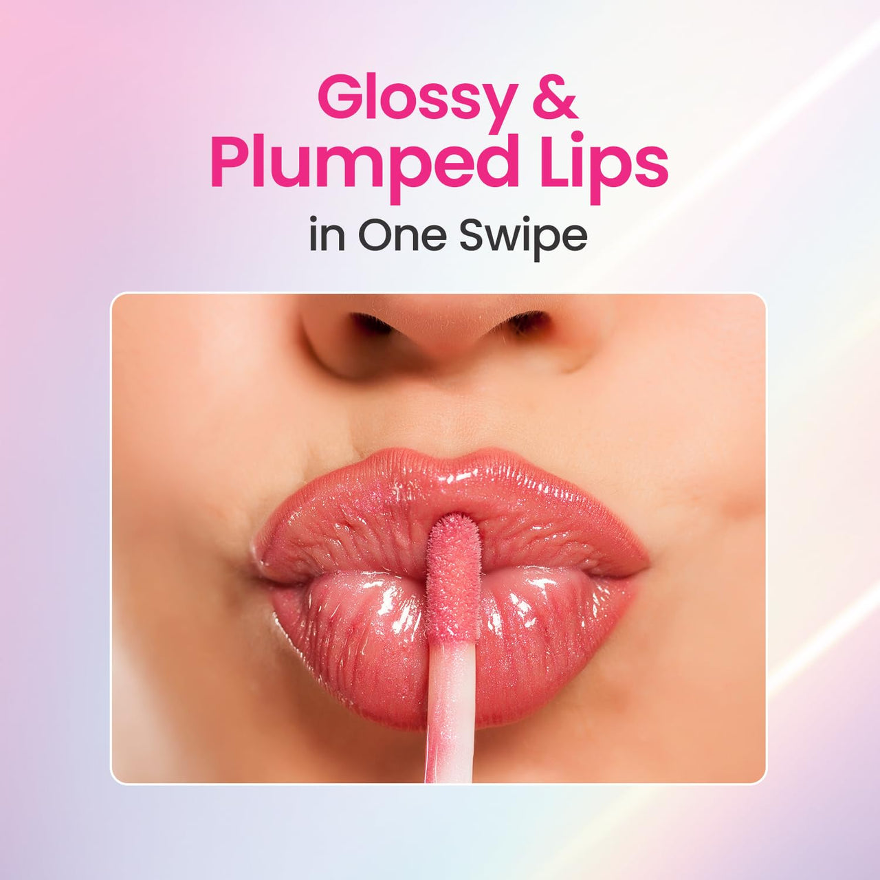 Swiss Beauty Plump-Up Wet Lightweight Lip Gloss With High Shine Glossy Finish For Fuller And Plump Lips | Shade- Mauve Muse, 2Ml|