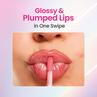 Swiss Beauty Plump-Up Wet Lightweight Lip Gloss With High Shine Glossy Finish For Fuller And Plump Lips | Shade- Browny Point, 2Ml|