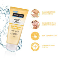 Neutrogena Deep Clean Scrub Blackhead Eliminating Daily Scrub For Face, 100g