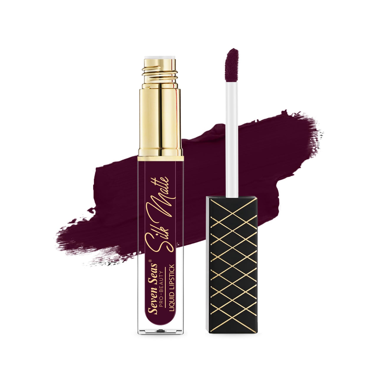 Seven Seas Silk Matte Liquid Lipstick | Long Lasting and Waterproof Liquid Lipstick for Women (Castro, 7ml)