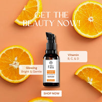 The Hillmen Vitamin C Unisex Face Serum for Daily Use Glowing Skin Sensitive Radiance Boost, Brightening Effect, Wrinkle Reduce Repair Sun Damage,chemical Free & Alcohol Free (90 Ml) Pack 0f 3