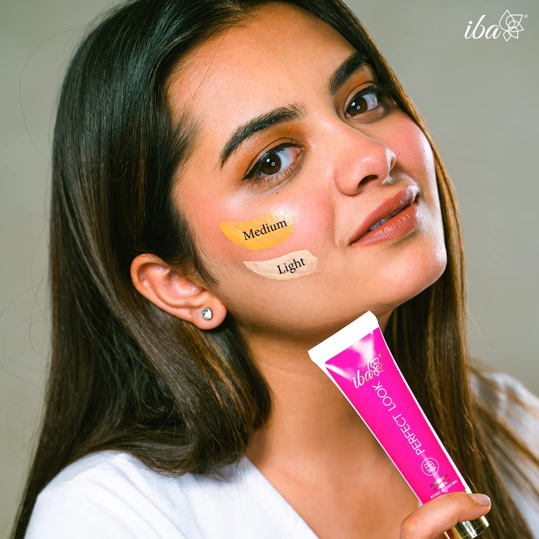 Iba Perfect Look BB Cream With 24 Karat Gold 30g Medium Shade l Even Coverage l Fades Dark Spots & Blemishes l Halal Certified & Vegan Makeup